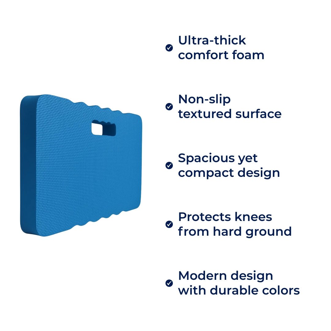 KneeEase | Garden Kneeling Pad – Knee Pain Relief – Thick Foam Support – Protects Joints – All-Day Comfort for Gardening, DIY & Cleaning