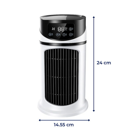 Aeromist | Portable Air Cooler Humidifier – Rapid Cooling – USB 5V – 300ML Water Tank – Quiet Operation for Desk and Home Use