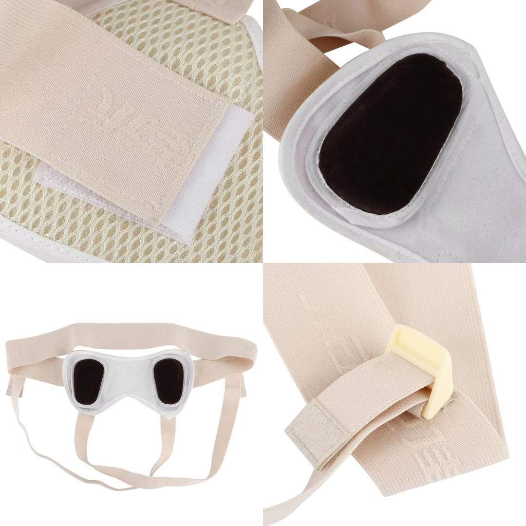 ReliefGuard Adjustable Inguinal Hernia Support Belt | Comfortable Breathable Inguinal Hernia Brace for Men - Improves Mobility
