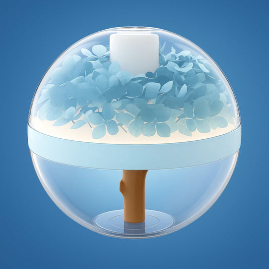 SereniGlow | Essential Oil Diffuser Humidifier – Ultrasonic Cool Mist – USB‑Rechargeable – LED Night Light for Bedroom & Nursery