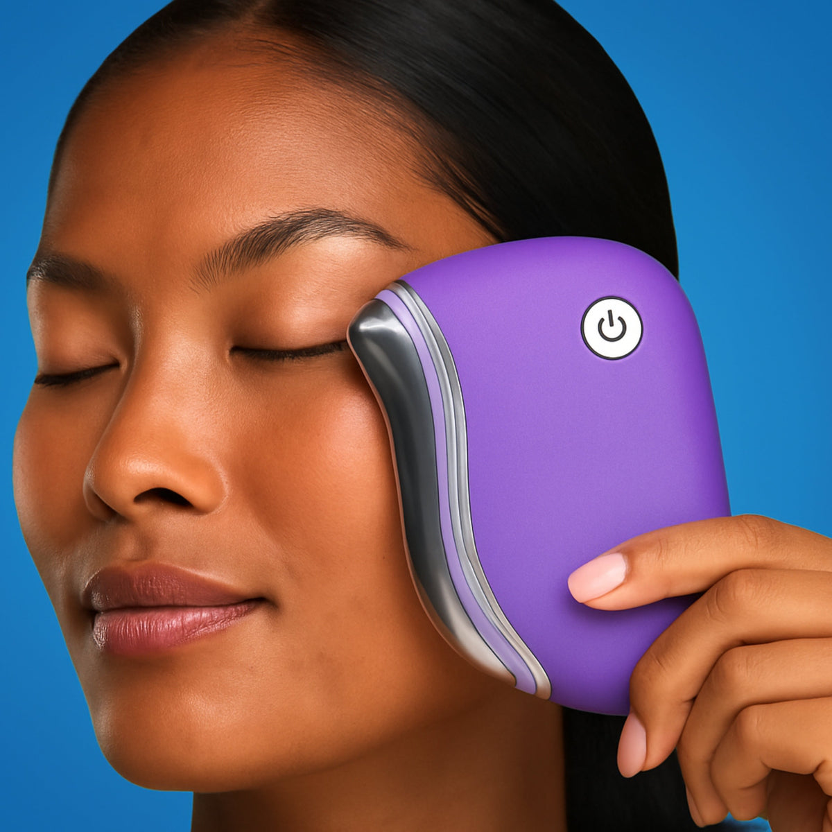 GlowLift | Face Sculpting Tool – Ultrasonic Vibrations – Red LED Light – Anti-Ageing for Women
