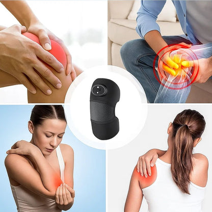 KneeEase | Heated Knee Massager – Triple Therapy – Adjustable Compression – Pain Relief for Arthritis & Recovery