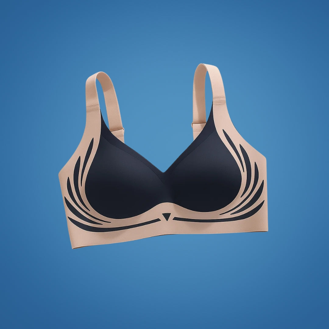 LiftEase | Comfortable Wireless V‑Neck Bra – Anti‑Sagging Lift – Breathable Padded Support – All‑Day Comfort – Ideal for Daily Wear