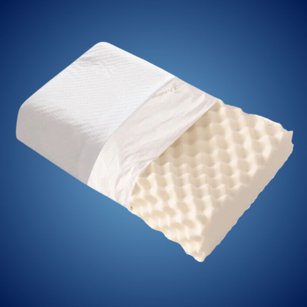 EcoNeck Comfort | 100% Natural Latex Orthopedic Pillow - for Neck Pain - Comfortable and Supportive Pillow - Better Sleep - Wellness