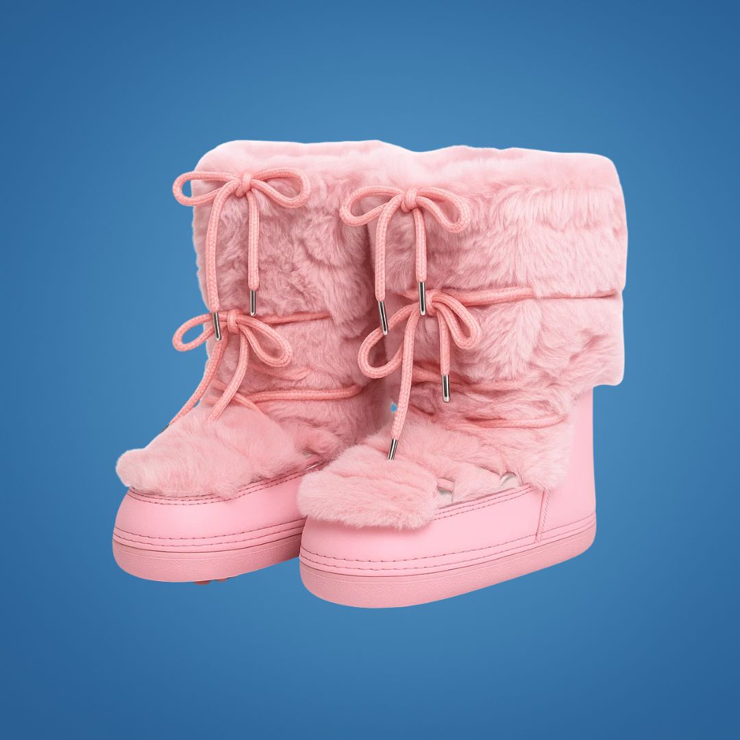 FrostStride | Women’s Moon Boots – Waterproof Snow Defence – Plush Faux Fur Lining – Warm Comfort – Non Slip Grip for Cosy Winter Walks
