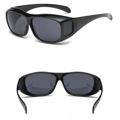 DriveBright Night Driving Clarity Glasses | Enhanced Vision - Anti-Glare Glasses - UV Protection - Reduced Eye Strain During Night Drives