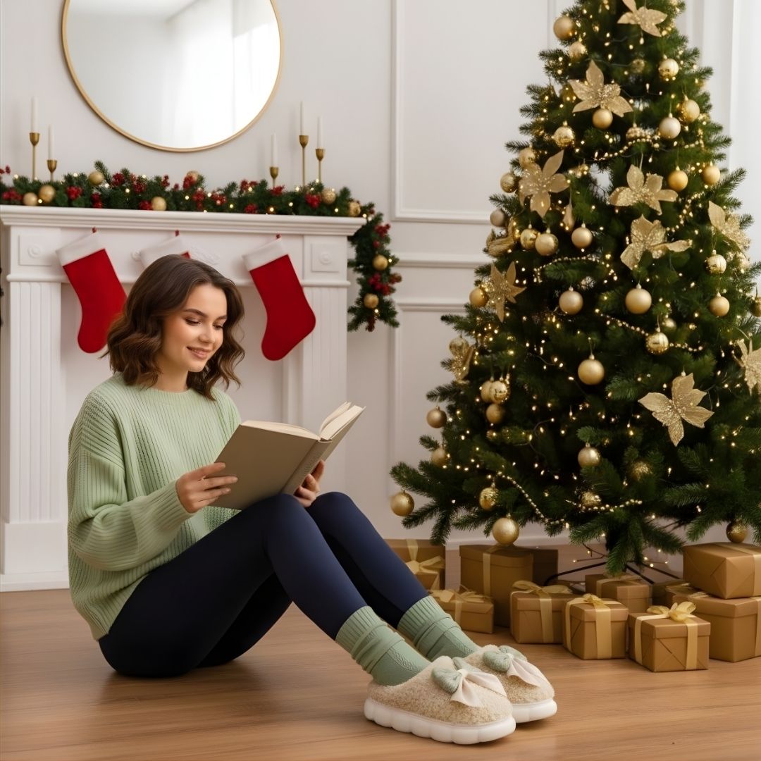 SnugSteps | Women’s Warm Slippers – Memory Foam Cushion – Non-Slip Sole – Wide Fit – Keeps Feet Cosy, Supported & Pain-Free Indoors