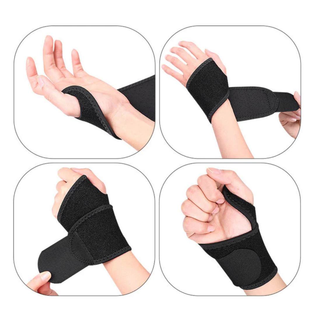 FlexiSupport Orthopedic Wrist Brace | Adjustable Fit - for Pain Relief and Stability in Injuries - Arthritis and Carpal Tunnel