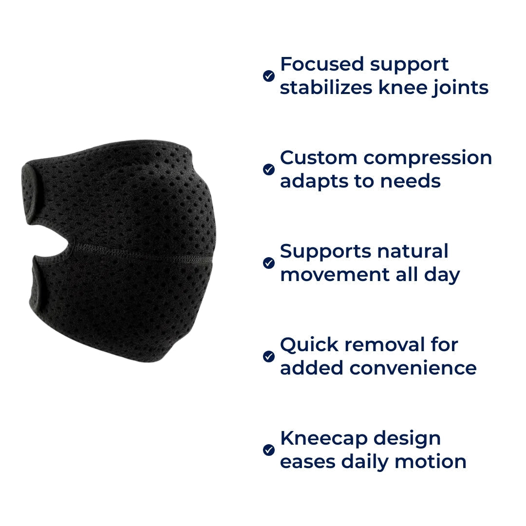 KneeGuard | Compression Knee Support – Joint Stabilisation – Breathable Knee Pad – Relieves Pain – Boosts Mobility – All-Day Comfort