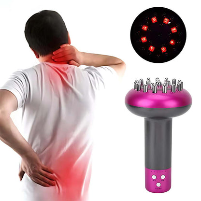 LumiSculpt Electric Cellulite Meridian Brush Massager | Skin Firming Device - Lymphatic Drainage and Muscle Relaxation for Home Use