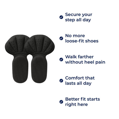 HeelEase | Heel Grip Cushion Inserts – Prevent Heel Slipping – Soft Shock-Absorbing Cushioning – All-Day Comfort for Everyday Shoes
