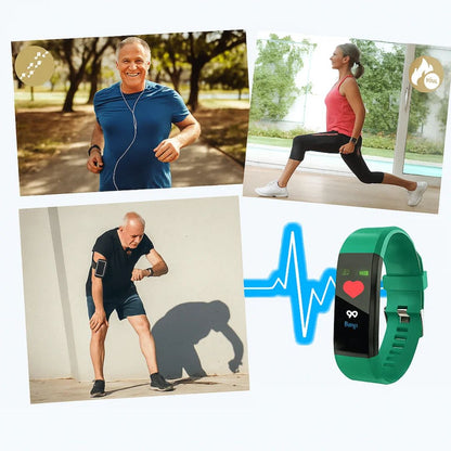 GuardianTime | Smartwatch for Seniors – Heart & Blood Pressure Tracking – Long Battery – Safety, Comfort & Independence for Everyday Confidence