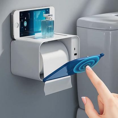 CleanGuard | Touch‑Free Toilet Roll Dispenser – Sensor‑Activated – Auto‑Fold Cut – For Busy Washrooms