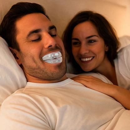 SilentEase | Anti-Snoring Mouth Device – Medical-Grade Silicone – Enhances Airflow – Ideal for Snorers Seeking Better Sleep