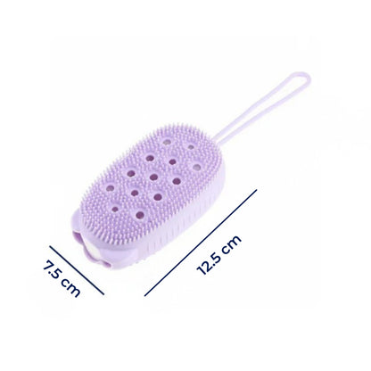 PureGlow | Silicone Body Scrubber – Hygienic Deep Exfoliation – Soft Fast-Dry Silicone – Gentle Massage – Sensitive Skin Daily Use