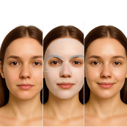 Dermaglow | Collagen Sheet Mask – Overnight Hydration – Hydrogel – Mature & Dry Skin