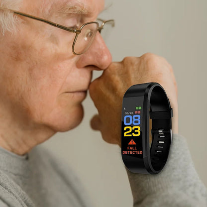 GuardianTime | Smartwatch for Seniors – Heart & Blood Pressure Tracking – Long Battery – Safety, Comfort & Independence for Everyday Confidence