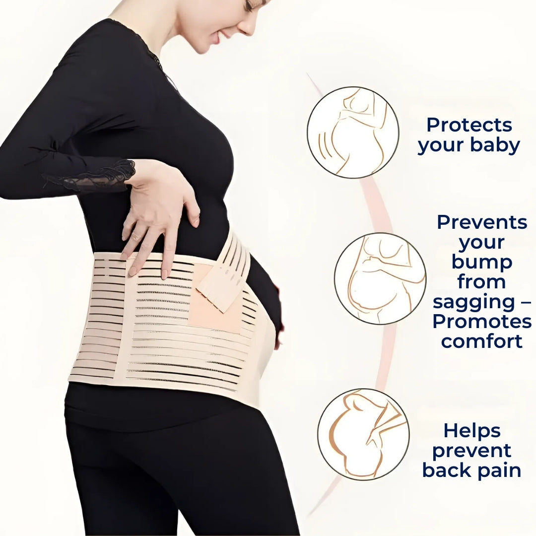 PregnancyEase | Maternity Belly Band – Support Belt for Pregnant Women – Back & Pelvic Support – Posture Comfort – Stability & Recovery