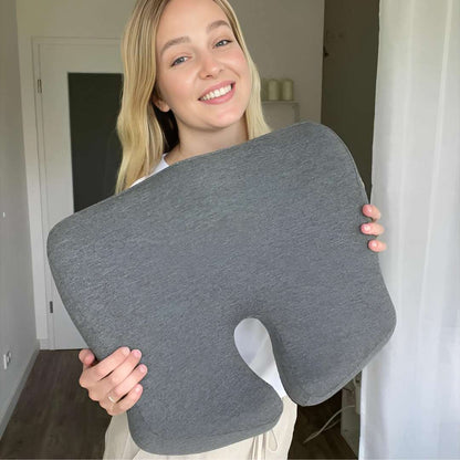 OrthoEase Orthopedic Comfort Set - Seat & Back Cushion | for Pain Relief and Posture Support - for Office Workers - Seniors - Pregnant Women