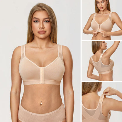PosturaFlex Wireless Bra Posture Corrector for Women | Comfortable Wireless Bra - Supportive Non Wired Bra - Posture Improvement