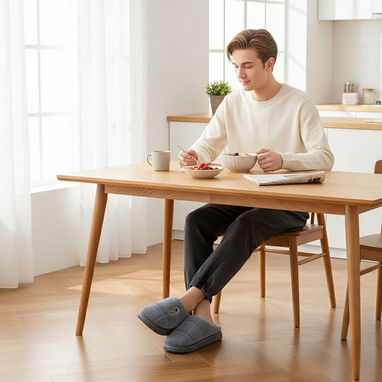 SnugSole | Thick Sole House Slippers – Non Slip – Plush Lining – Warm Cushion Support – Relieves Cold Feet & Improves Comfort Indoors