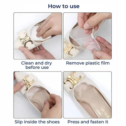 ComfortStep Gel Arch Support Insoles | Relieve Foot Pain - Reduce Fatigue - Improve Posture - Shock Absorbing Insoles
