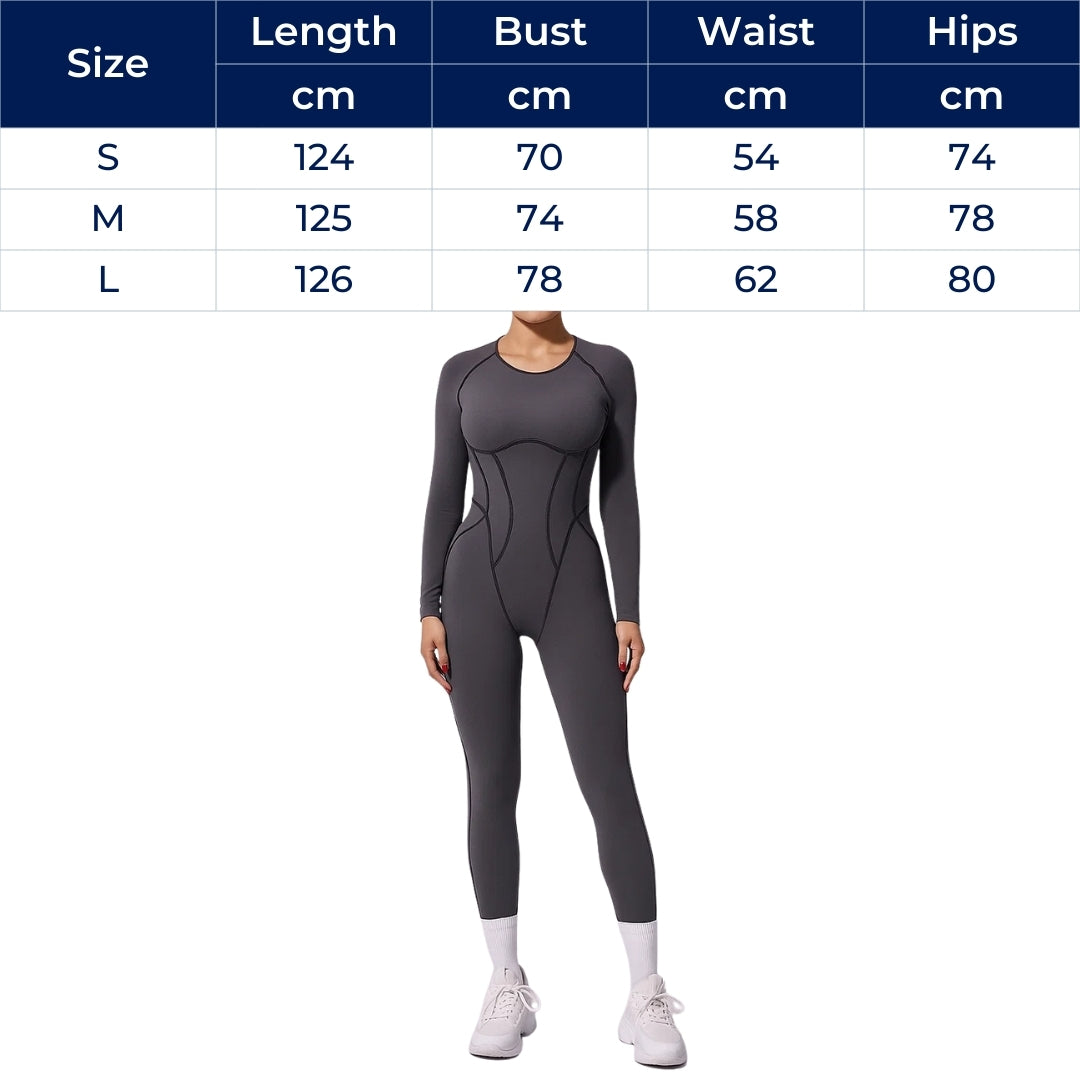 FitCurve | Women’s Fitness Bodysuit – Open Back Ventilation – Breathable Lightweight Fabric – Stay Cool, Move Freely, Train Harder