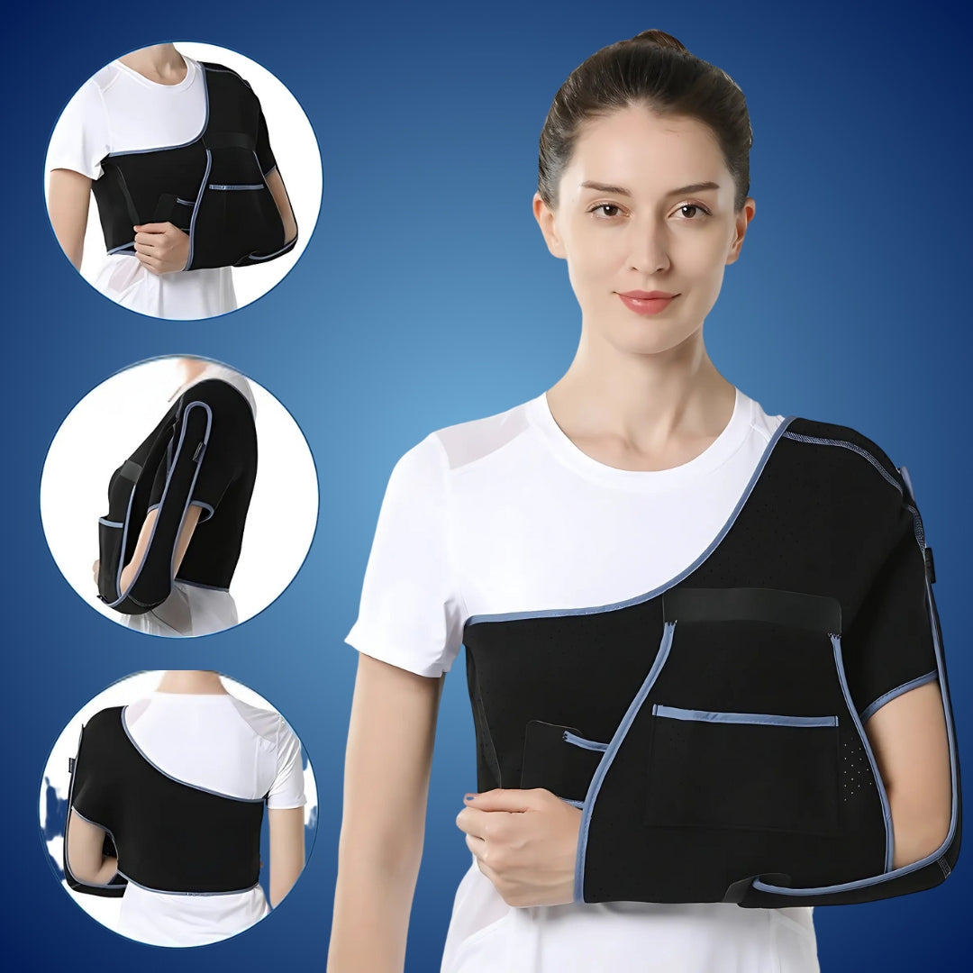 OrthoSecure | Shoulder Brace – Adjustable Support – Post-Surgery Recovery – Pain Relief – Injury Stabilization