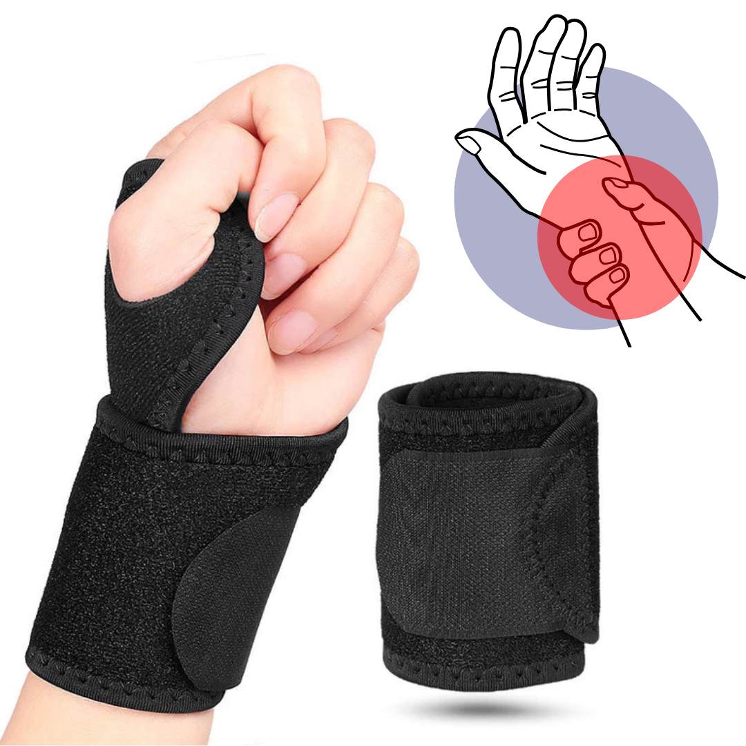 FlexiSupport Orthopedic Wrist Brace | Adjustable Fit - for Pain Relief and Stability in Injuries - Arthritis and Carpal Tunnel