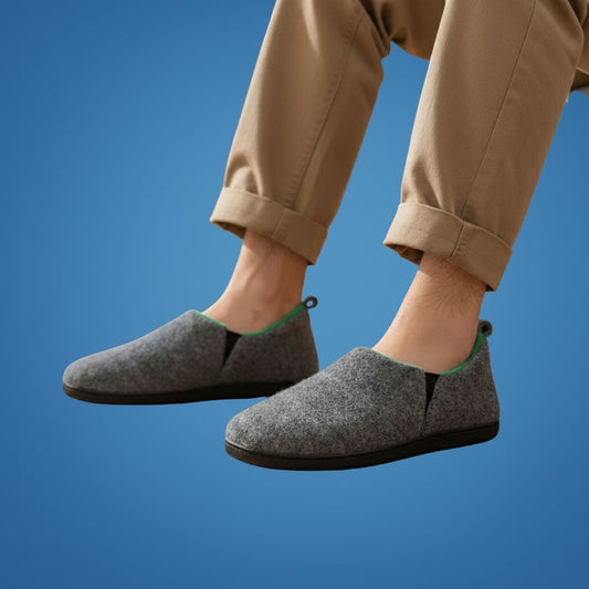 CozyStride | Warm House Slippers – Memory Foam Cushioning – Insulated Breathable Cotton – Relieves Cold Feet and Supports All-Day Comfort