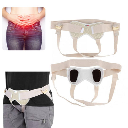 ReliefGuard Adjustable Inguinal Hernia Support Belt | Comfortable Breathable Inguinal Hernia Brace for Men - Improves Mobility