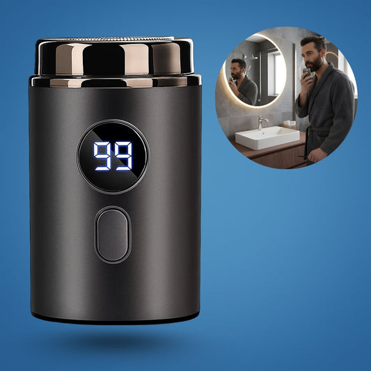 SwiftGroom | Travel Electric Razor – Compact USB Shaver – Waterproof IPX7 – Smooth Portable Grooming for Men with Close Shave Comfort