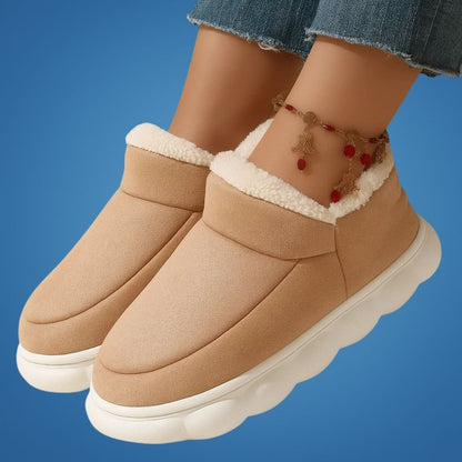 ComfiTread | Winter Slippers – Non-Slip Thick Sole Support – Soft Plush Lining – Extra Warm Comfort & Pain Relief on Cold Hard Floors