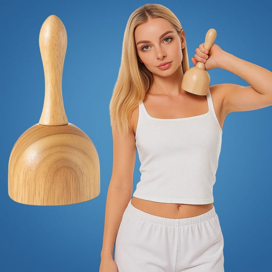 Woodease | Wood Therapy Massage Cup – Body Shaping – Wooden Ergonomic Massager – Cellulite Reduction – Improves Circulation – Muscle Relief