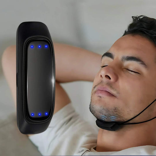 DreamEase Smart Anti-Snoring Device | Snore Stopper with Sleep Monitoring - Gentle Vibration for Better Sleep Quality