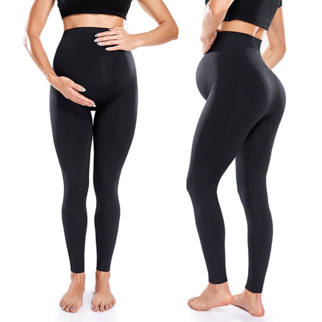 MammaComfort High Waist Maternity Leggings | Soft and Stretchy - Supportive and Versatile for Expecting Mothers