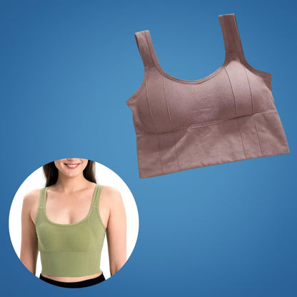 Flexora | Seamless Sports Bra – Cooling Quick-Dry Fabric – Medium Support Fit – Gym & Yoga Workout