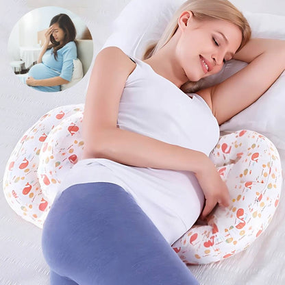 MomEase Comfort Best Maternity Pillow | Pillow for Pregnant Women - Side Sleeping and Postpartum Recovery - Pregnancy Sleep Pillow