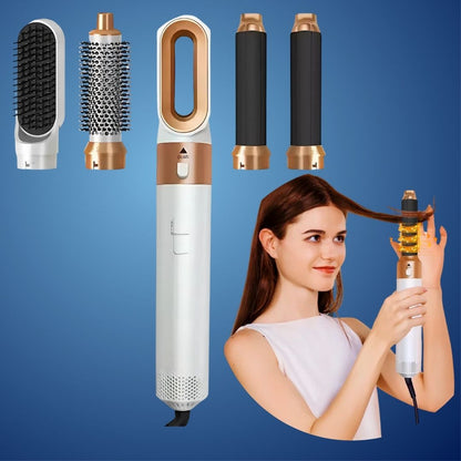 StyleWave 5 In 1 Airwrap Hair Styler | Drying - Curling - Smoothing | Versatile Heat Protection Tool for Salon-Quality Results