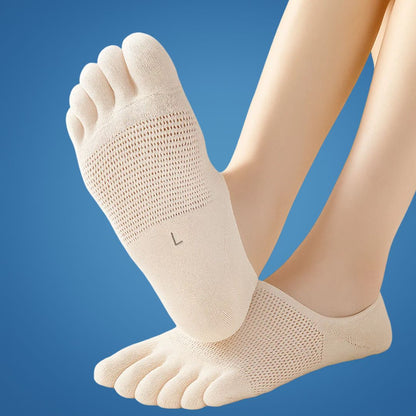 CoolStride | Invisible Toe Socks – Breathable Mesh for Sweat Control – Invisible Anti-slip Fit – Summer Trainers & Walking Comfort