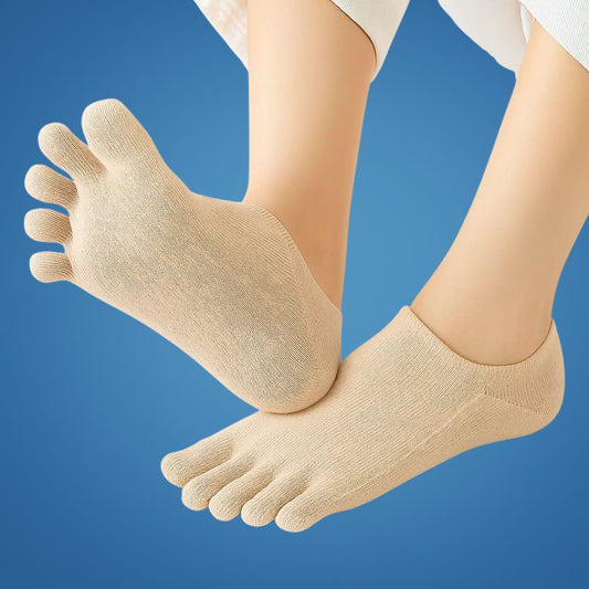 CoolStride | No-Show Toe Socks – Breathable Anti-Slip Mesh – Invisible Low-Cut – Women’s Summer Comfort, Blister Prevention & All-Day Freshness