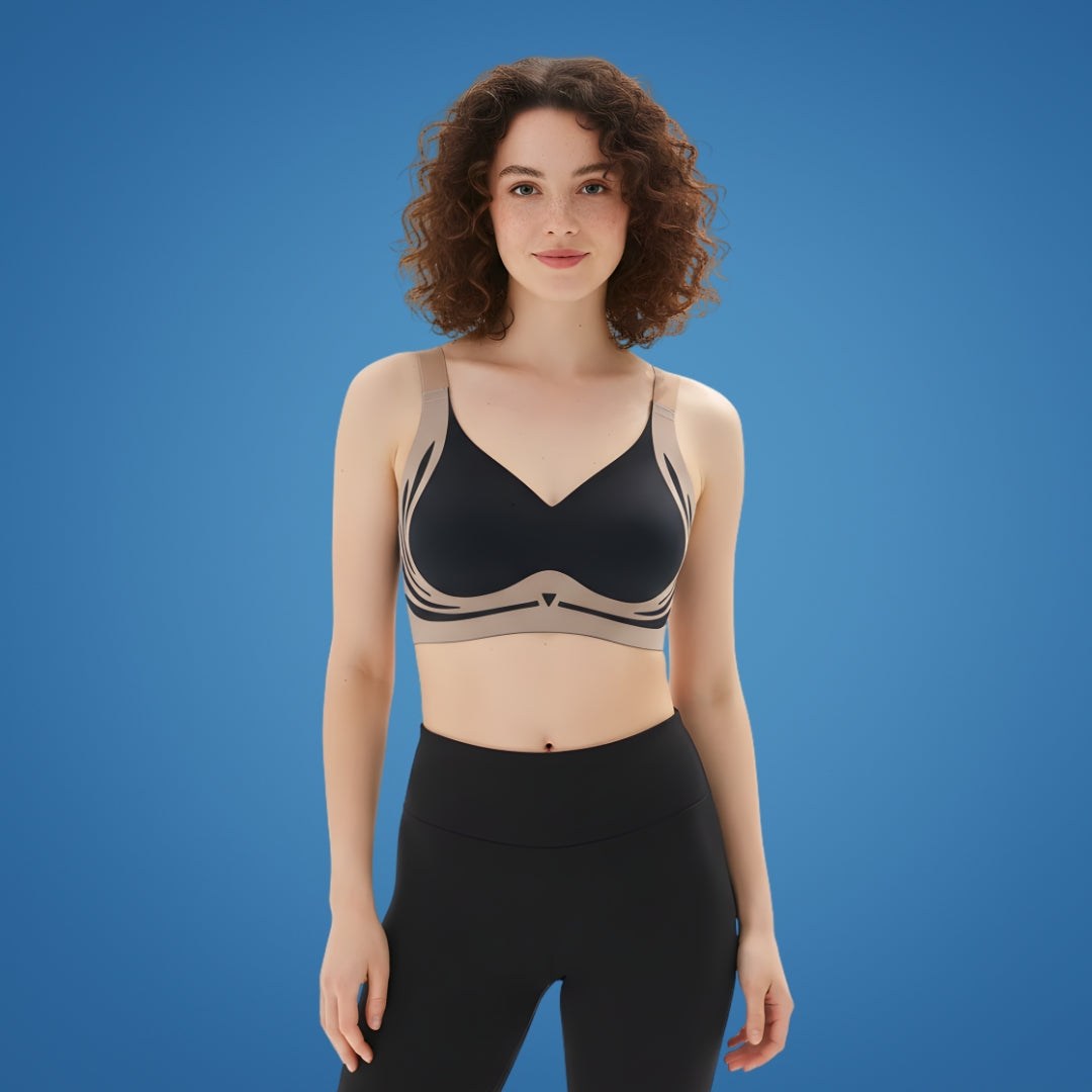 LiftEase | Comfortable Wireless V‑Neck Bra – Anti‑Sagging Lift – Breathable Padded Support – All‑Day Comfort – Ideal for Daily Wear