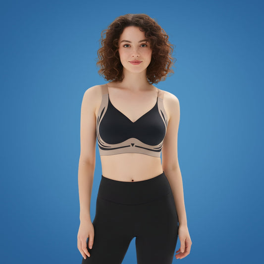 LiftEase | Comfortable Wireless V‑Neck Bra – Anti‑Sagging Lift – Breathable Padded Support – All‑Day Comfort – Ideal for Daily Wear