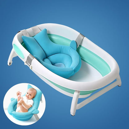 AquaNest | Baby Bath Support – Non-Slip Cushion – Quick-Drying Fabric – Newborn Safety