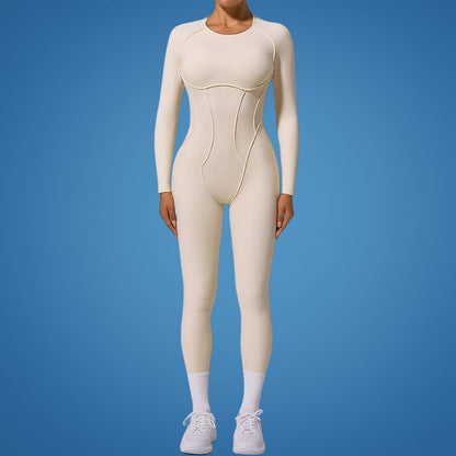 FitCurve | Women’s Fitness Bodysuit – Open Back Ventilation – Breathable Lightweight Fabric – Stay Cool, Move Freely, Train Harder