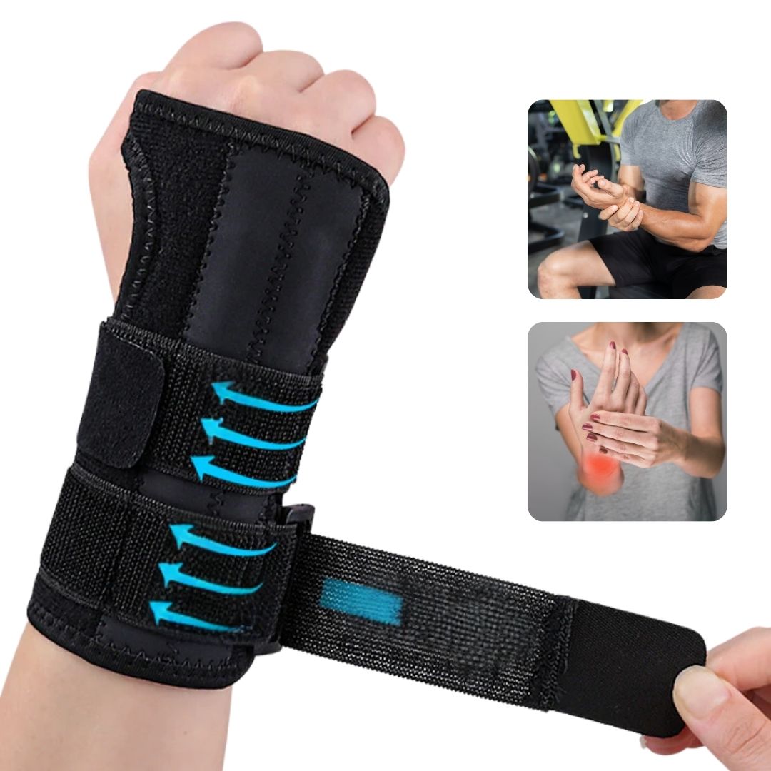 WristGuard Secure Wrist Bandage | Injury Recovery - Carpal Tunnel - Arthritis - Sports - Daily Support