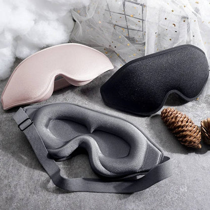 DreamSeal 3D Sleep Eye Mask | Light Blocking Mask - Sleep Blindfold - for Travel - Meditation - Insomnia - Deep Sleep - Adjustable Strap