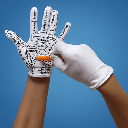 HandEase | Reflexology Gloves – Hand Pain Relief – Boost Circulation – Elastic Non‑Slip Fit – Acupressure Massage Therapy for Sore Hands at Home
