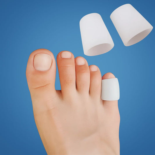ToeEase | Toe Protection Sleeves – Anti-Friction Relief – Flexible Clear Silicone – Invisible Daily Comfort for Corn and Blister Protection