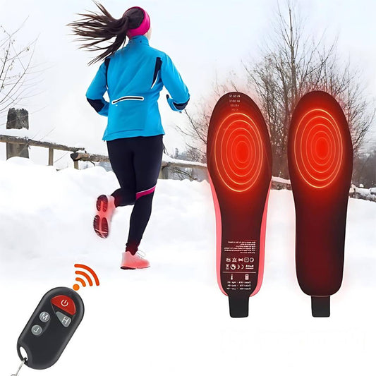 HeatFeet Heating Shoe Insole  | Heating Adjustable Inserts - Temperature Control - Cold Weather - Cold Feet